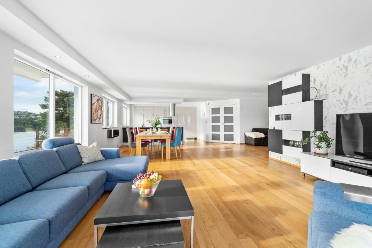 卑爾根Penthouse Leilighet 200 Kvm Vakker Sjoutsikt.公寓 外观 照片