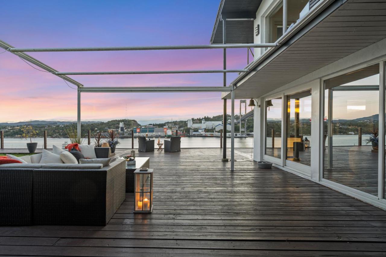 卑爾根Penthouse Leilighet 200 Kvm Vakker Sjoutsikt.公寓 外观 照片